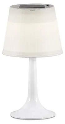 Solarlampe Assisi, LED, weiß, 19x19x36 cm, IP44