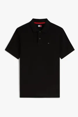 Immagine prodotto di Polo da uomo del marchio Tommy Jeans, modello DM0DM22711, collezione Regular Fit, colore nero