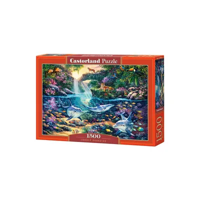 Image de Puzzle 1500 pièces Jungle Paradis 151875