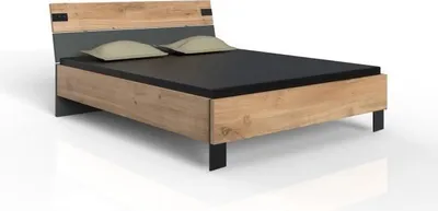 Produktbild von Bett 180 x 200 cm, WIMEX LAMIA, Chêne Poutre Graphite, Modernes Design