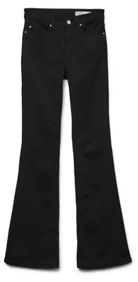 Immagine prodotto di VERO MODA VMFLASH Pantaloni a zampa modello MR, colore GA, articolo LI140