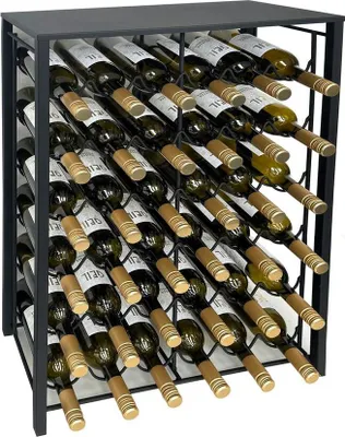 Produktbild von Weinregal RUSTIKO, H 85,5 cm, Metall, Schwarz