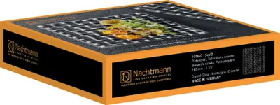 Produktbild von Nachtmann Bossa Nova Platte Quadratisch, 2er Set, Tischplatte, Servierplatte, Glasplatte, Kristallglas, 14 cm, 101907