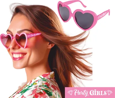 Image de Carnaval Lunettes Coeur Fête Accessoire Enterrement de vie de garçon Glamour Look Célébration Ambiance, Couleur : Rose