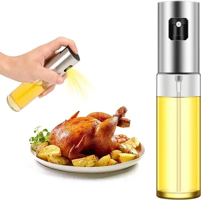 Produktbild von Ölsprüher zum Kochen, Olivenöl-Sprüher, 100 ml Olivenöl-Sprühflasche für Salat, Grillen, Backen in der Küche, Braten