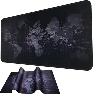 Immagine prodotto di Verk 06206 Tappetino per mouse e tastiera Mappa del mondo 80x30cm