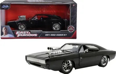 Immagine prodotto di Fast & Furious: Dodge Charger R/T di Dom del 1970 - modellino di auto, 1:24