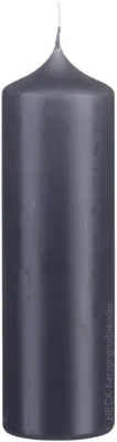 Imagen del producto de Vela para altar, color gris, 300 x Ø 80 mm, 1 unidad