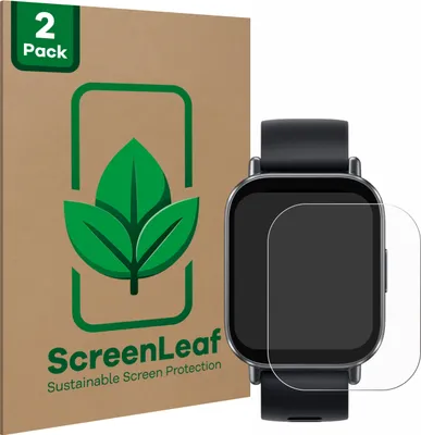 Produktbild von 2x ScreenLeaf Schutzfolie für Xiaomi Redmi Watch 5 Active nachhaltiger Displayschutz Display Schutz Folie Klar Transparent