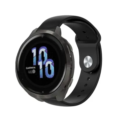 Produktbild von Strap-it Garmin Venu 2s 40mm Sportarmband (Schwarz)