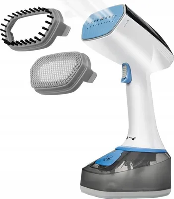 Obrázok produktu pre Naparovacia ehlika First Austria FA-5647-2, 1400 W, 320 ml, 2 rovne do 25 g/min, such ehlenie, biela/modr