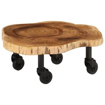 Produktbild von vidaXL Couchtisch Massivholz Akazie 60 x 55 x 25 cm - Couchtisch - Couchtische - Kaffeetisch - Kaffeetische