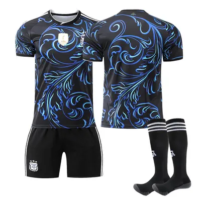 Immagine prodotto di Maglie da calcio della nazionale argentina, senza nome né numero, per la Coppa del Mondo 2026, disponibili per adulti e bambini. Taglia: M
