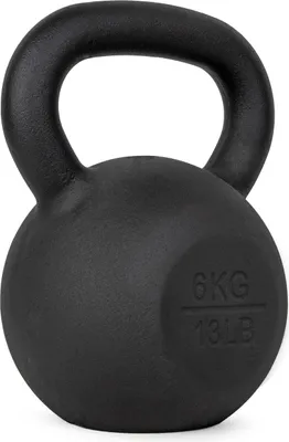 Image de Kettlebell Pro VirtuFit en fonte 6 kg avec poignée large