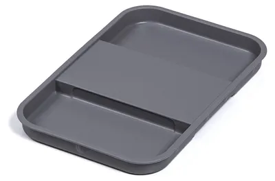 Produktbild von Deckel für 4,2 / 5,5 / 7 oder 8 Liter eins2vier Mülltonne Eimer Aufbewahrungssystem alugrau