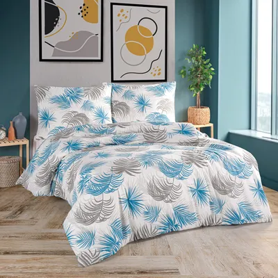 Zdjęcie produktu dla Bawełniana pościel Palmi Rozmiar: 220x200 + 2x 70x90 cm
