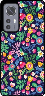 Zdjęcie produktu dla Etui na telefon Smartphonica odpowiednie dla Xiaomi 12 z kwiatowym nadrukiem - tylna obudowa z TPU w kwiatowy wzór