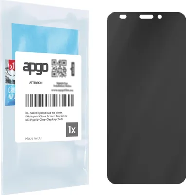 Produktbild von apgo Displayschutzglas Anti-Spähen Schutzglas für Pinephone - Blickschutzglas Bildschirmschutz, 7H Hybrid Schutzglas mit Keramikbeschichtung [Matt, Full Glue, Anti-Spy]