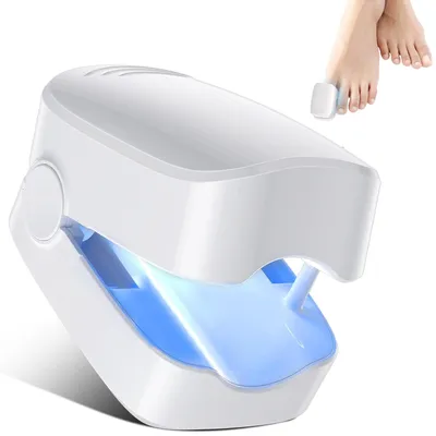 Produktbild von Neues Nagelpilz-Lichtgerät für Fuß- und Fingernägel, Nagelpilz-Licht für den Heimgebrauch bei Onychomykose, effektiv und zuverlässig (weiß)