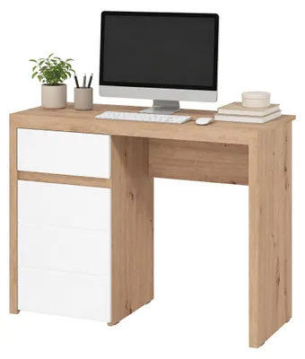 Produktbild von Anholt - Schreibtisch, 98x47x74h cm Eiche Braun, mit Schublade