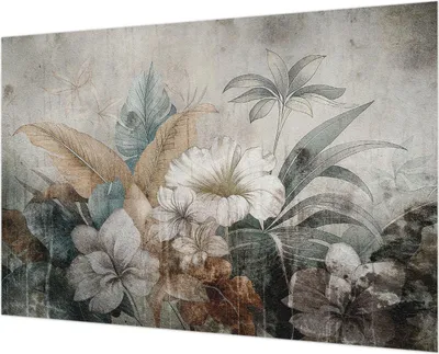 Zdjęcie produktu dla Tapeta ścienna – tapeta dekoracyjna do salonu – folia tapetowa do dekoracji ścian – 152 x 104 cm – Blumentraum