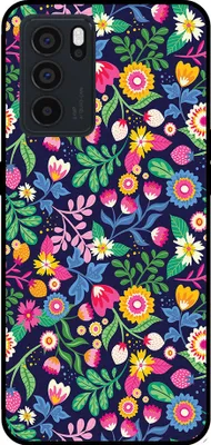 Produktbild von Smartphonica Telefon Fall geeignet für Oppo Reno6 Pro mit Blumendruck - TPU zurück Abdeckung Fall Blumendesign