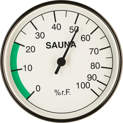 Produktbild von Infraworld Hygrometer 100 mm Durchmesser Saunazubehör Saunamessgerät S2216