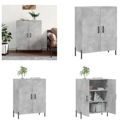 Produktbild von vidaXL Sideboard Betongrau 69,5x34x90 cm Holzwerkstoff - Sideboard - Sideboards - Schrank - Aufbewahrungsschrank