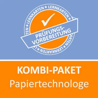 Image de Kombi-Paket Papiertechnologe Lernkarten