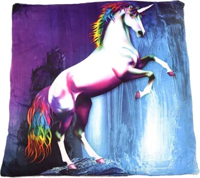 Produktbild von Einhornkissen mit verschiedenen Motiven ca. 40 x 40 cm Einhörner