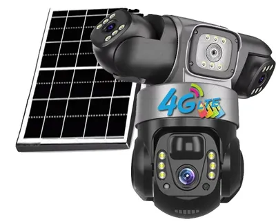 Productafbeelding van Beveiligingscamera, 360-graden beeld, zonne-energie gevoed, 4G zonnecamera's
