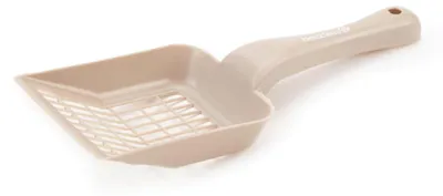 Productafbeelding van Plastic kattenbakschep beige grof Beeztees