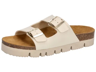 Produktbild von Pantolette Bioline Chic Größe 36 mit Lederdecksohle und dämpfender EVA-Laufsohle