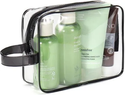 Productafbeelding van Vliegreis Make-uptas anti-lek, Transparante Toilettas voor Dames - Handige Reistas voor Cosmetica