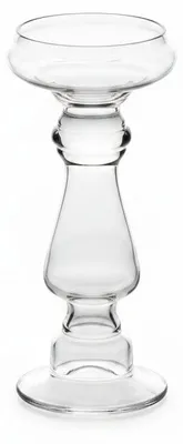 Produktbild von Sompex Wendevase aus Glas – 2-in-1 Blumenvase & Kerzenleuchter für Stab- & Schwimmkerzen, 27,5 cm