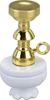 Obrázek produktu pro Stolní lampa pro domeček pro panenky v měřítku 1:12, retro dekorativní miniaturní lampa pro děti od 3 let