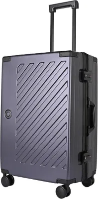 Produktbild von Schnelleinkauf - Hardshell-Gehäuse 65cm 60L mit 4 Spinnerrädern, reißverschlussloses Gepäck, Doppel-TSA-Schloss, Aluminiumgriff, Handtasche für Flugzeug, Houtsko