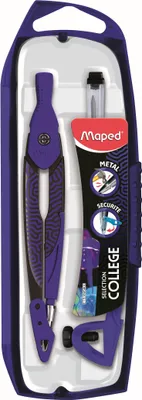 Image de Maped 536954 Maped Boîte à compas COLLEGE DEEPSEA PARADISE, 3 pièces
