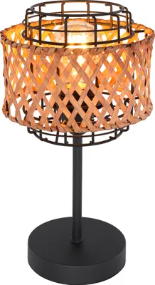Produktbild von Globo Lighting Tischleuchte Metall schwarz, 1x E27