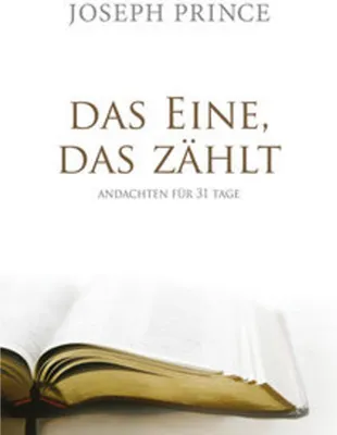 Obrázok produktu pre Das Eine, das zählt: Andachten für 31 Tage