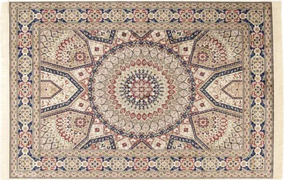 Produktbild von Moderner Teppich Soraya, Viskose, , dünn, 105X67 Cm