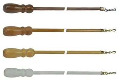 Obrázek produktu pro Dřevěná metla – 125 cm – ořech