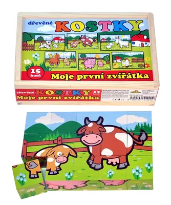 Image de Mes premiers animaux - Cubes cube de bois