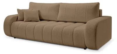 Produktbild von Ecksofa mit Schlaffunktion und Bettkasten Baloa Koniakbraun