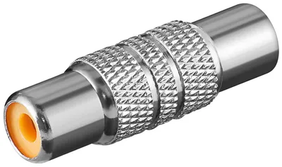 Image de goobay Cinchadapter Buchse auf Buchse metall (Bulk)