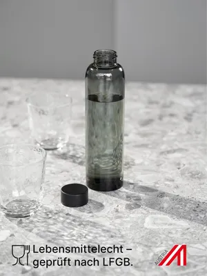 Immagine prodotto di Borraccia in vetro borosilicato da 550 ml, a prova di perdite, adatta per bevande gassate