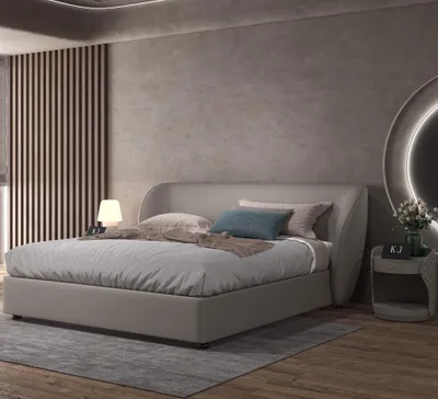 Obrázek produktu pro Bettgestell Design Polsterbett Bett Betten Hotel Hotelbett 180x200cm Luxus Möbel