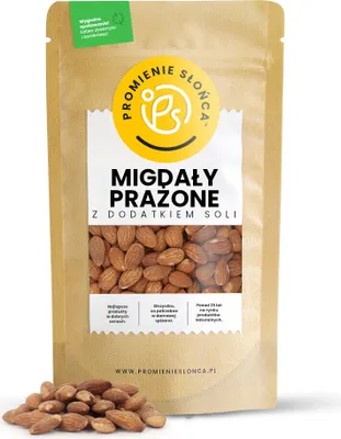 Zdjęcie produktu dla Migdały Prażone Solone 500 g