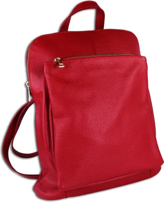 Produktbild von Toscanto Backpacks Cityrucksack rot Leder OTT610RR