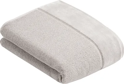 Produktbild von Vossen Duschtuch Pure Vegan Life Farbe stone Größe 67x140 cm